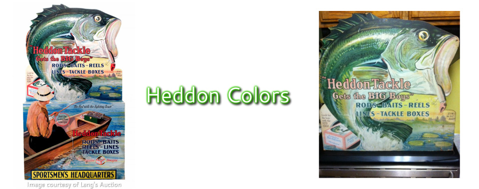 Heddon Color Info - The Zig-Wag Page